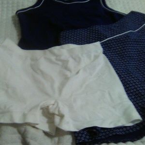 Three piece tennis outfit